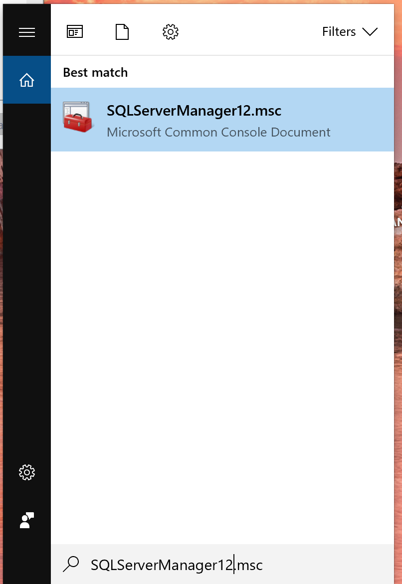 Starting SQL Server Network Configuration Manager